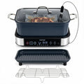 6-in-1 Programmable Slow Cooker with Keep Warm Functions and Adjustable Timer Control - Cookware & Bakeware
