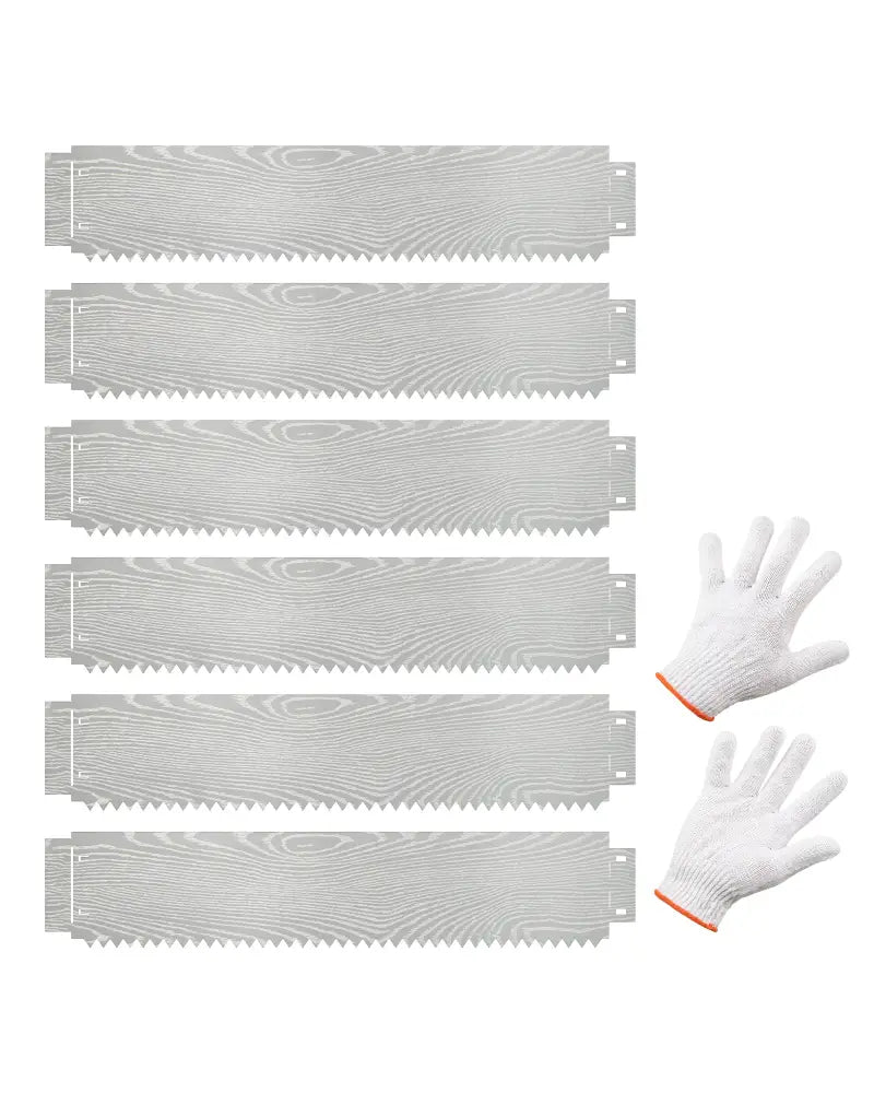 6-Pack 20 FT Galvanized Metal Landscape Edging for Lawnï¼ˆPatentedï¼‰ - Silver - Raised Garden Beds