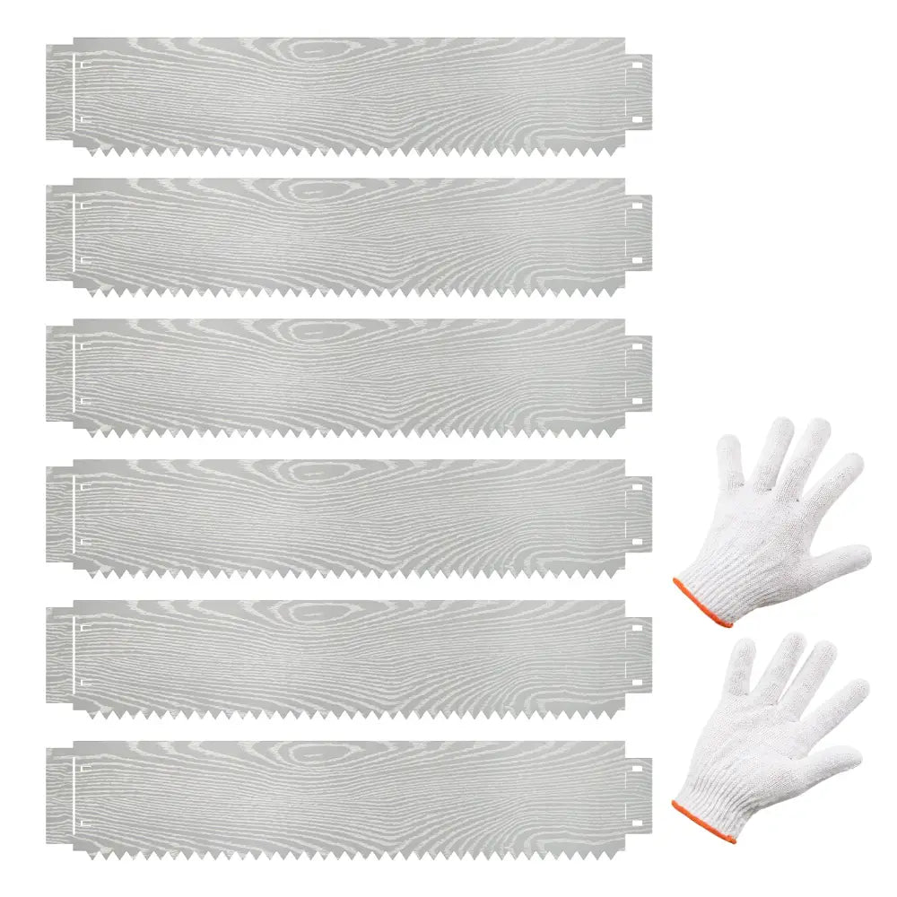 6-Pack 20 FT Galvanized Metal Landscape Edging for Lawnï¼ˆPatentedï¼‰ - Silver - Raised Garden Beds
