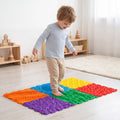 6 PCS Interlocking Sensory Mats with Rich Colors for Kids Adults-Multicolor - Multicolor - Baby Gyms & Playmats
