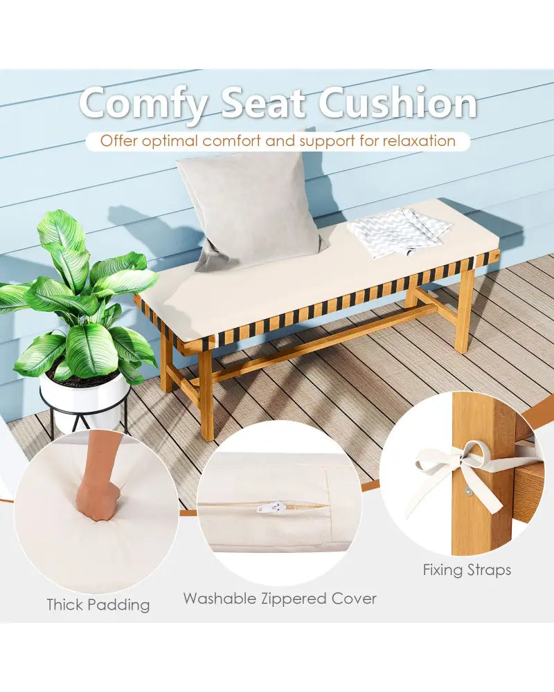 6-Piece Patio Dining Set for 5-6 People Farmhouse Furniture - Patio Dining Sets