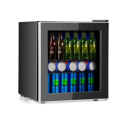 60 Can Beverage Mini Refrigerator with Glass Door - Wine & Beverage Coolers