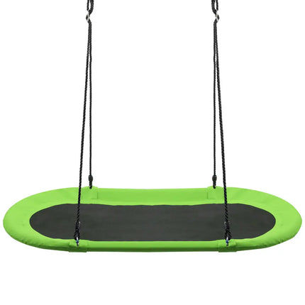 60 Inch Saucer Surf Outdoor Adjustable Swing Set-Green - Green - Swing & Playsets