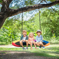 60 Inch Saucer Surf Outdoor Adjustable Swing Set-Multicolor - Multicolor - Swing & Playsets