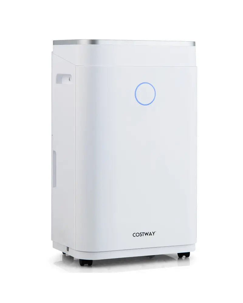 60-Pint Dehumidifier for Home and Basements 4000 Sq. Ft with 3-Color Digital Display-White - White - Dehumidifiers