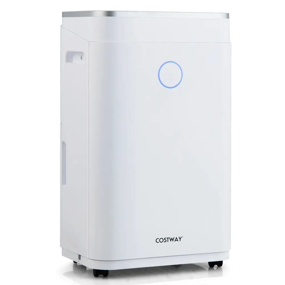 60-Pint Dehumidifier for Home and Basements 4000 Sq. Ft with 3-Color Digital Display-White - White - Dehumidifiers