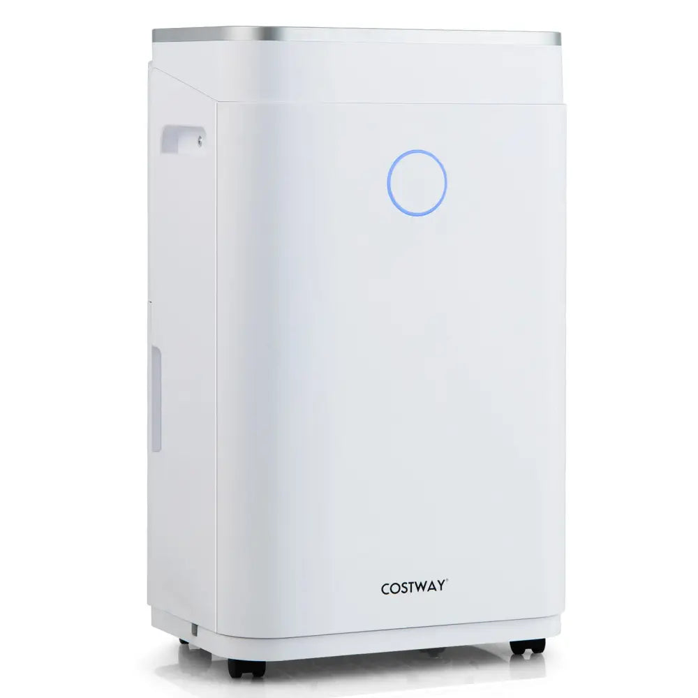 60-Pint Dehumidifier for Home and Basements 4000 Sq. Ft with 3-Color Digital Display-White - White - Dehumidifiers