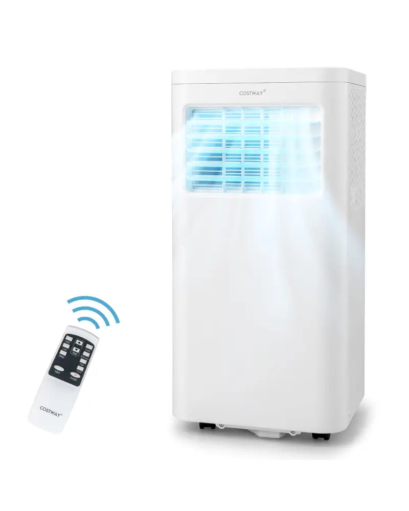 6000 BTU(SACC) Portable Air Conditioner Cools 250 Sq.Ft - White - Portable Air Conditioners
