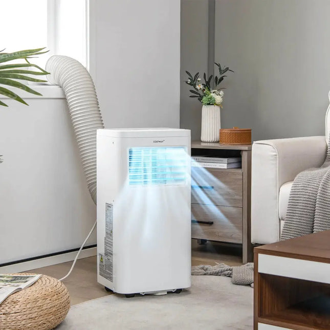 6000 BTU(SACC) Portable Air Conditioner Cools 250 Sq.Ft Costway