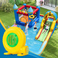 610W Bounce House Blower with Handle and Ground Stakes - Air Blowers