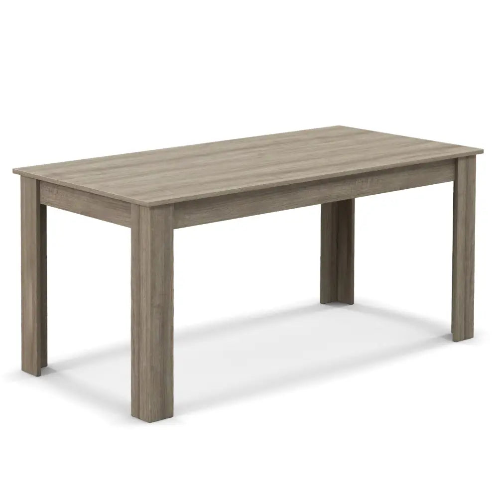 63 Inch Rectangular Modern Dining Kitchen Table-Light Gray - Light Gray - Dining Tables
