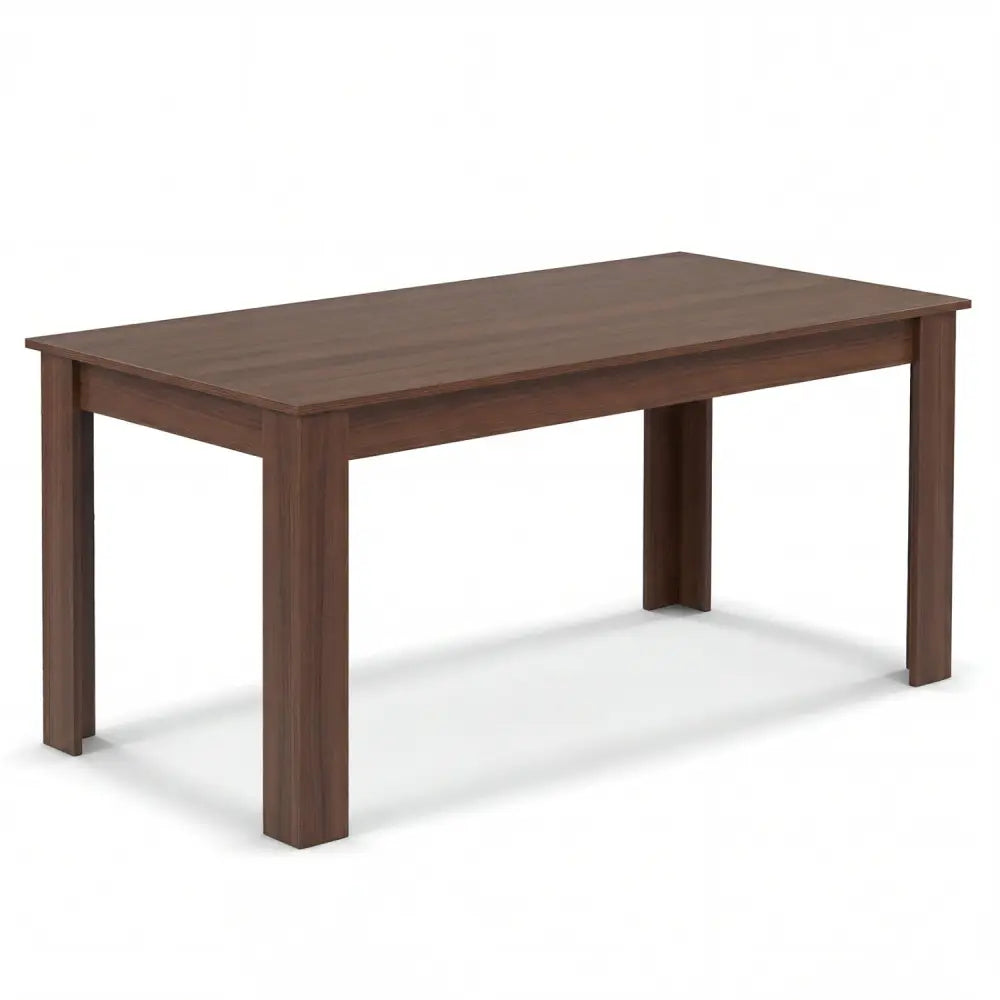 63 Inch Rectangular Modern Dining Kitchen Table-Walnut - Walnut - Dining Tables