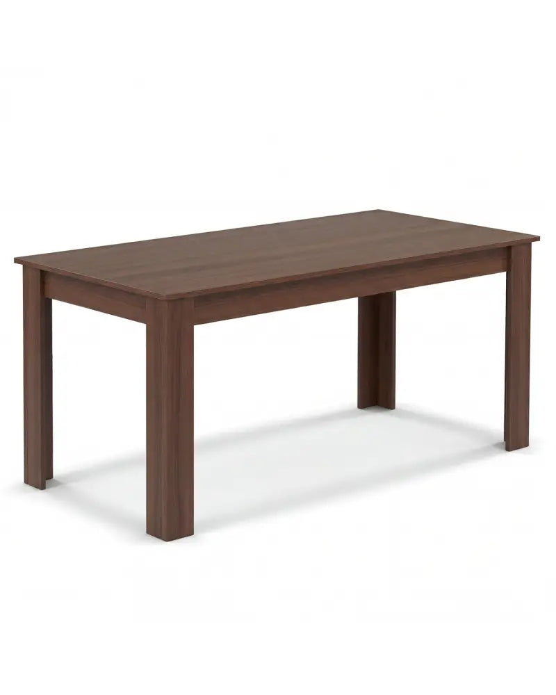 63 Inch Rectangular Modern Dining Kitchen Table-Walnut - Walnut - Dining Tables