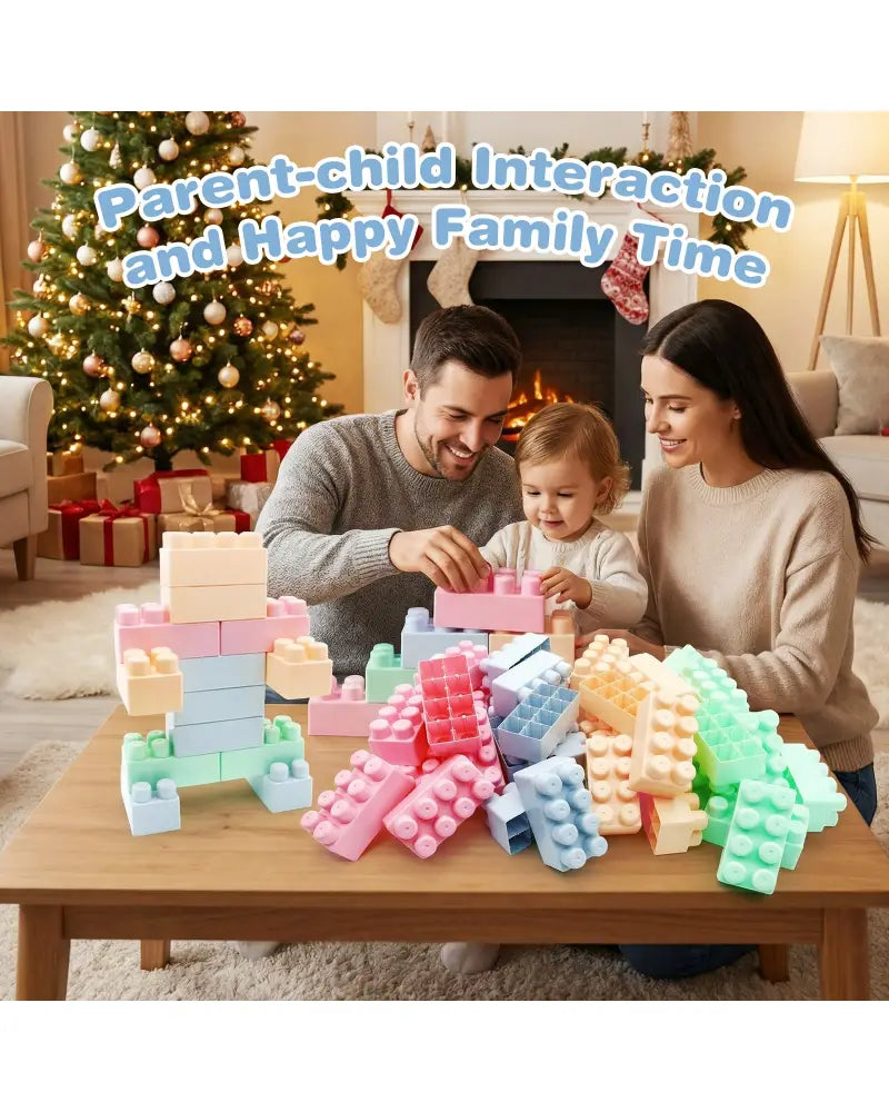 64 pcs Building Blocks for Toddlers Educational Toy - Learning Toys