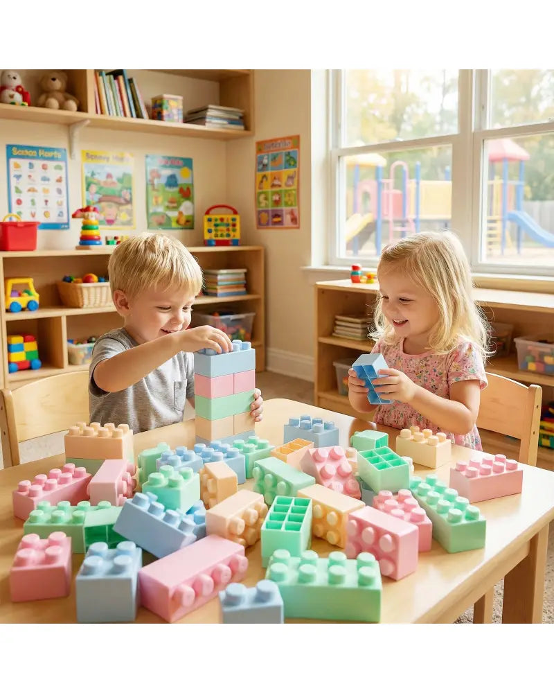 64 pcs Building Blocks for Toddlers Educational Toy - Learning Toys