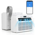 6500 BTU Window AC Unit with WiFi APP Voice Control 24H Timer and Quiet Operation-White - White - Mini Split Air