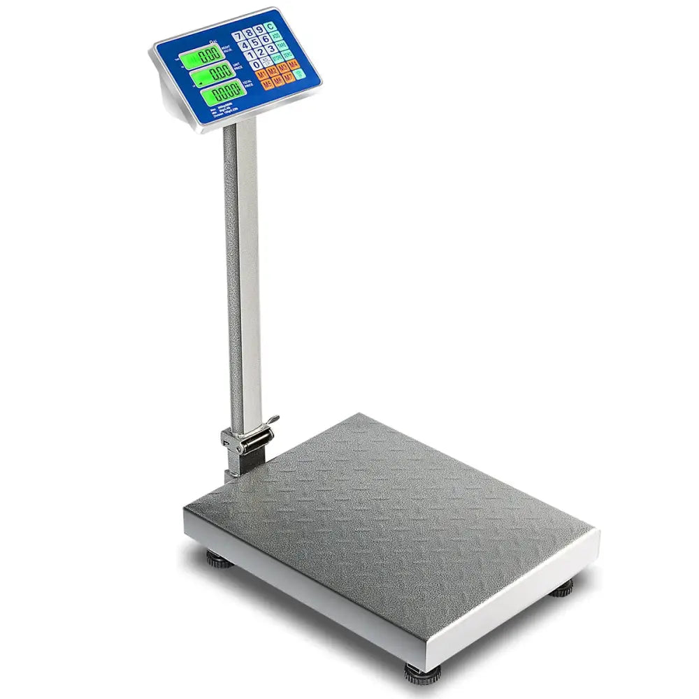 660 lbs Weight Platform Scale Digital Floor Folding Scale - Silver - Kitchen Tools