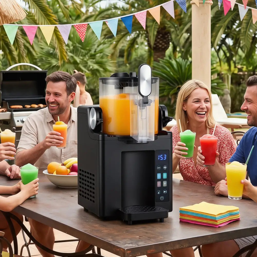 68 oz Frozen Drink Maker and Slushy Machine for Home-Black - Black - Ice Crushers & Shavers