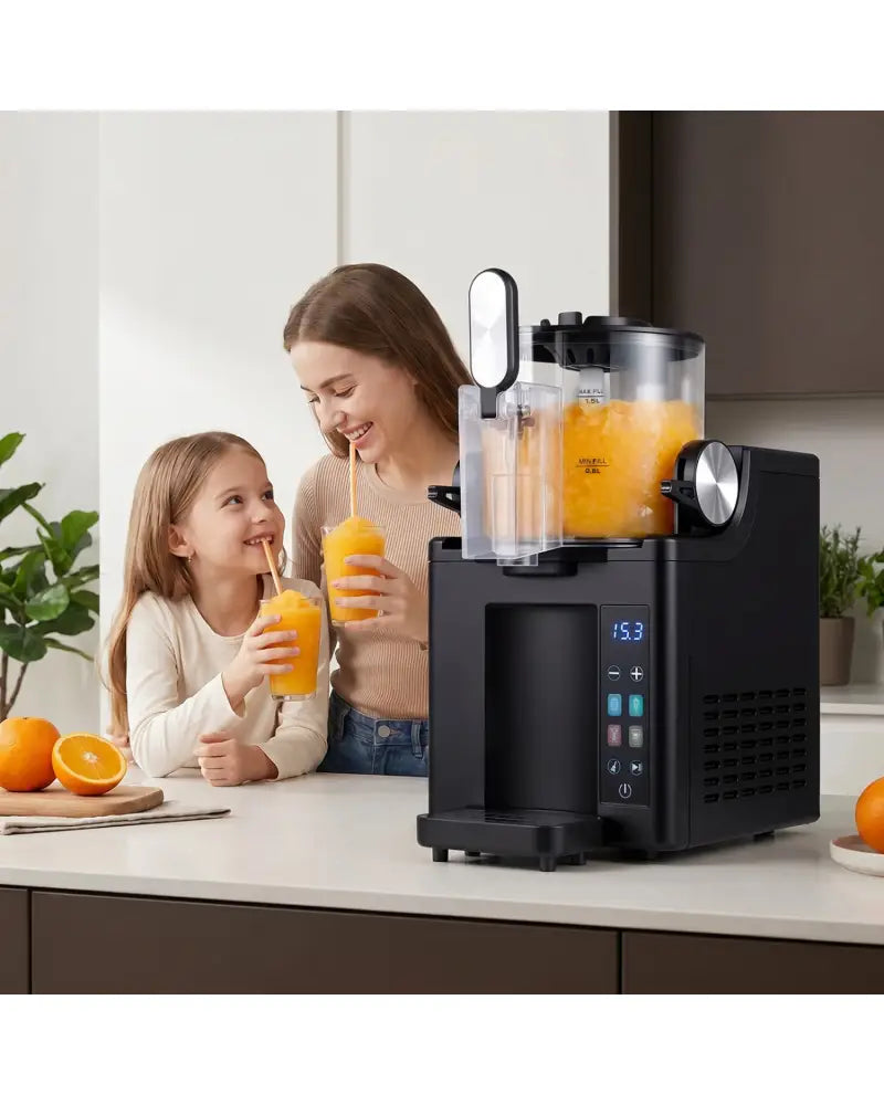 68 oz Frozen Drink Maker and Slushy Machine for Home-Black - Black - Slushie Machine