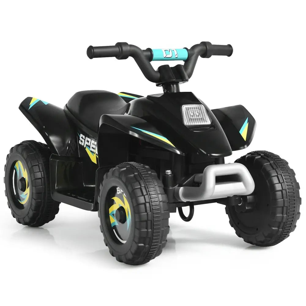 6V Kids Electric ATV 4 Wheels Ride - On Toy - Black - Oasis Home Essentials