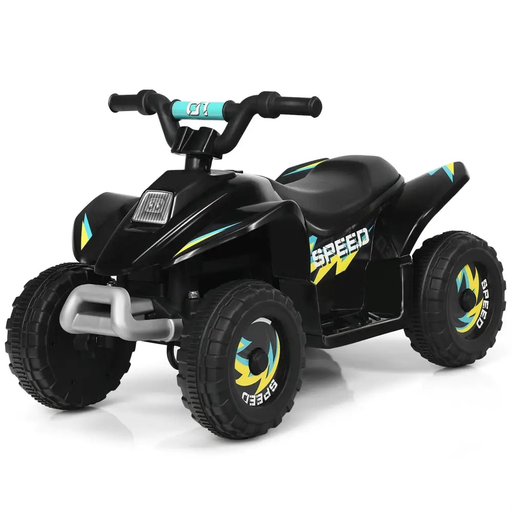 6V Kids Electric ATV 4 Wheels Ride - On Toy - Black - Oasis Home Essentials