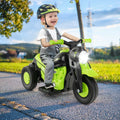 6V Kids Electric Ride on Motorcycle with Bubble Maker and Music-Green - Green - Powered Ride On Toys