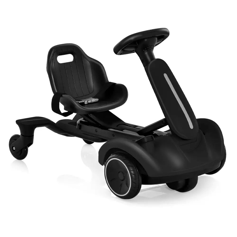 6V Kids Ride on Drift Car with 360° Spin and 2 Adjustable Heights-Black - Black - Powered Ride On Toys