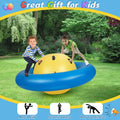 7.5 Foot Giant Inflatable Dome Rocker Bouncer with 6 Built-in Handles for Kids-Blue - Blue - Toy Sports