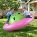7.5 Foot Giant Inflatable Dome Rocker Bouncer with 6 Built-in Handles for Kids-Pink - Pink - Toy Sports