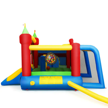 7-in-1 Kids Inflatable Bounce House with Ocean Balls and 480W Blower - Bounce House
