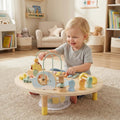 7-in-1 Toddler Activity Table Montessori Sensory Toy for 12 Month+ Wooden Musical Play Table - Learning Toys