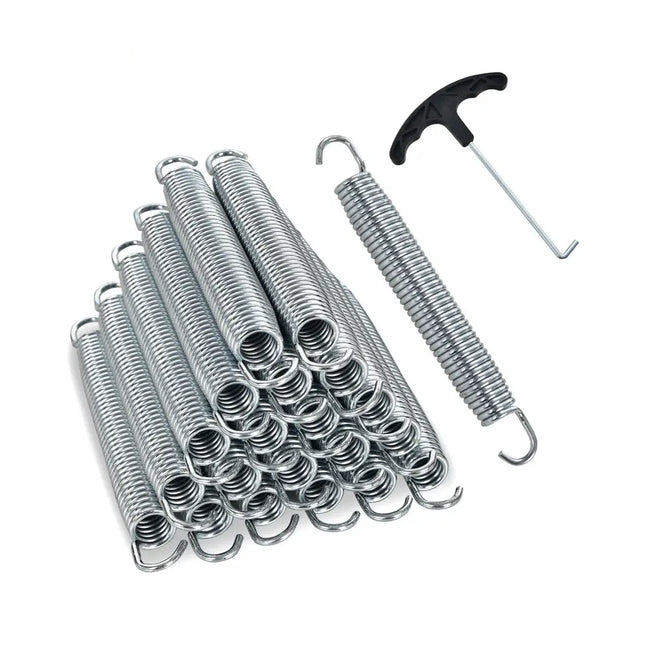 7 Inch Rustproof Galvanized Steel Replacement Trampoline Elasticity Springs-7 Inch - Silver - Trampoline Accessories