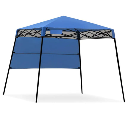 7 x 7 Feet Sland Adjustable Portable Canopy Tent with Backpack-Blue - Blue - Canopies