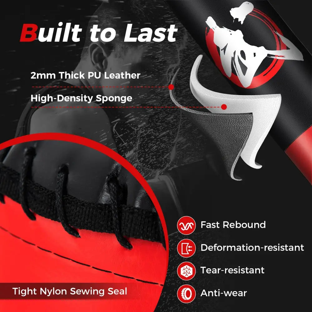 70 Inch Freestanding Punching Bag with Fillable Base 12 Suction Cups and Shock Absorbers - Boxing & Martial Arts