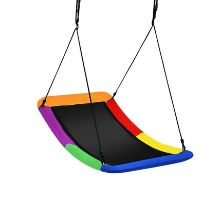 700lb Giant 60 Inch Platform Tree Swing for Kids and Adults-Multicolor - Multicolor - Swing & Playsets