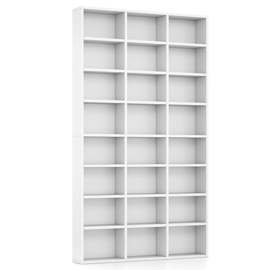 70 Inch Tall Bookshelf 24 Cube Storage Organizer with Adjustable Shelves