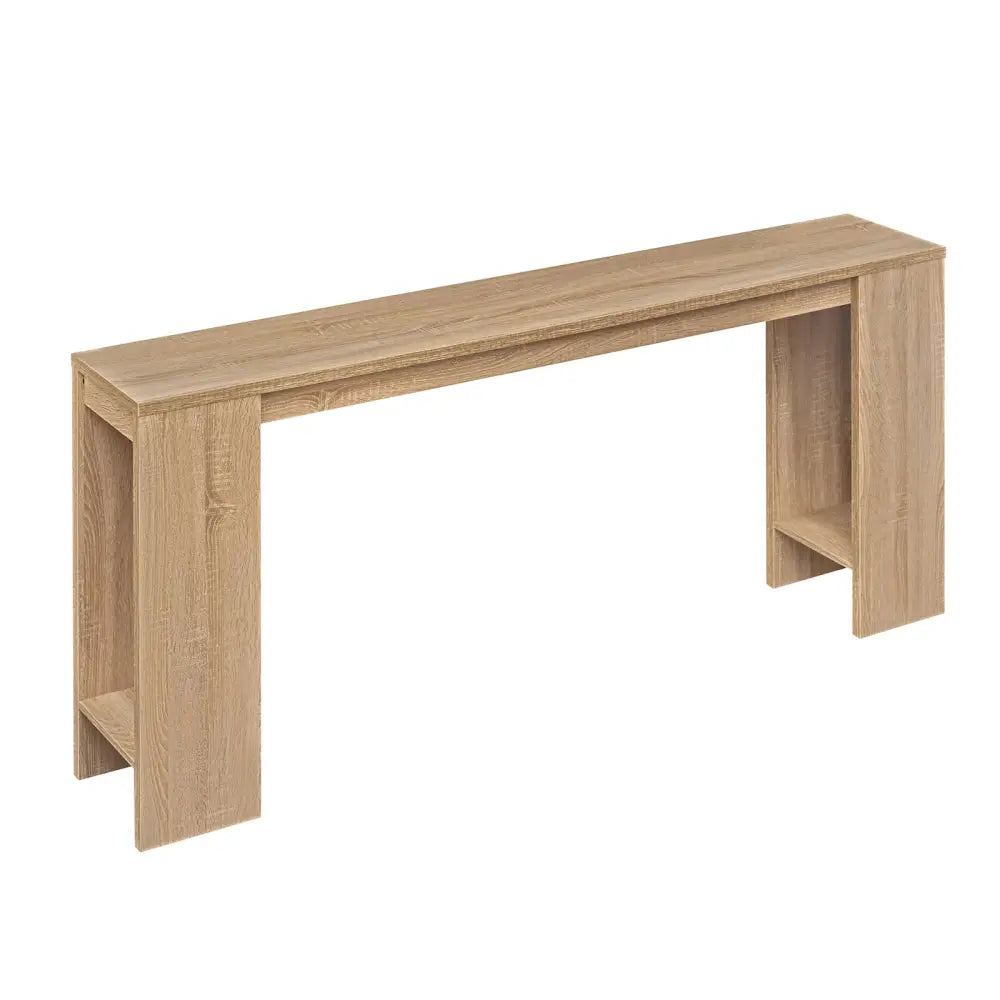71 Inches Long Console Table with Storage for Hallway-Natural - Natural - Console Tables