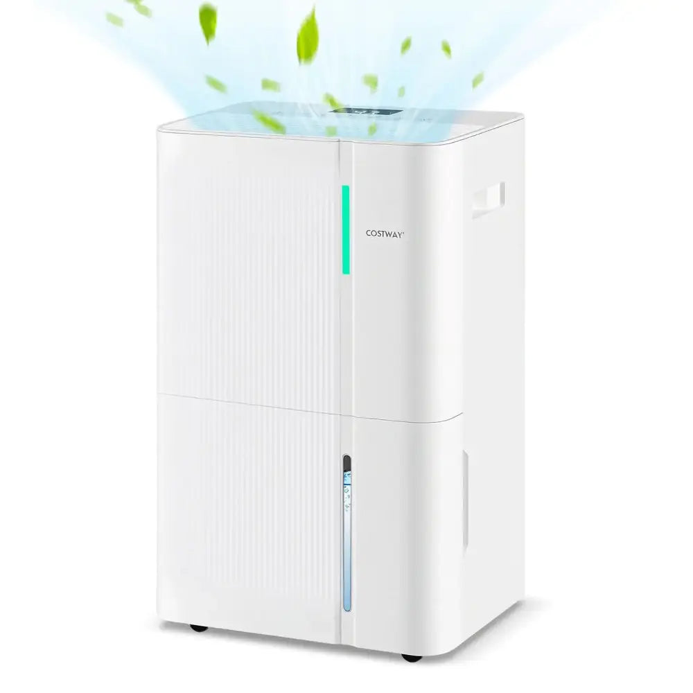 74/96 Pints Dehumidifier for Home 4500/5500 Sq. Ft Dehumidifier with 3 Modes-74 Pints Costway