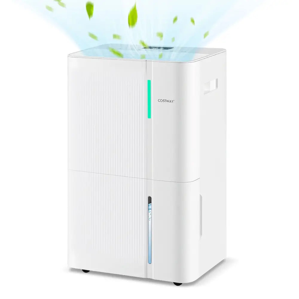 74/96 Pints Dehumidifier for Home 4500/5500 Sq. Ft Dehumidifier with 3 Modes-74 Pints - White - Dehumidifiers