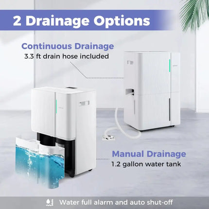 74/96 Pints Dehumidifier for Home 4500/5500 Sq. Ft Dehumidifier with 3 Modes-96 Pints Costway