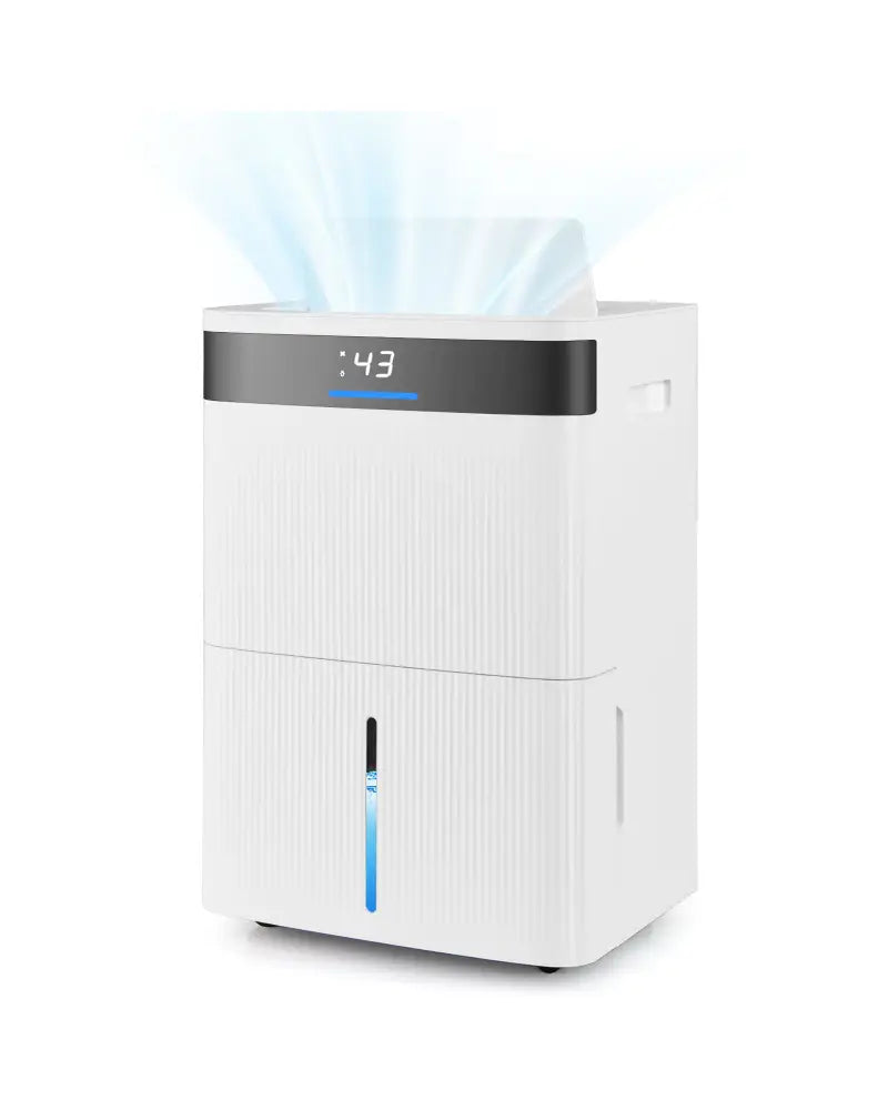 74 Pints Dehumidifier for Home 4500 Sq.Ft Dehumidifier-White - White - Dehumidifiers