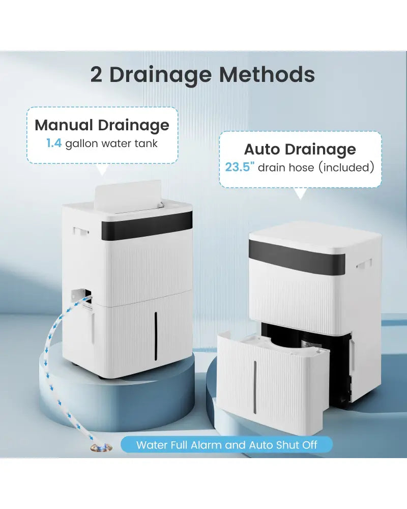 74 Pints Dehumidifier for Home 4500 Sq.Ft Dehumidifier-White - White - Dehumidifiers