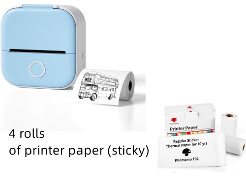 Portable Mini Thermal Label Printer Home Photo Printer\ Printer Bluetooth-compatible Mini Label Printer Price Tag