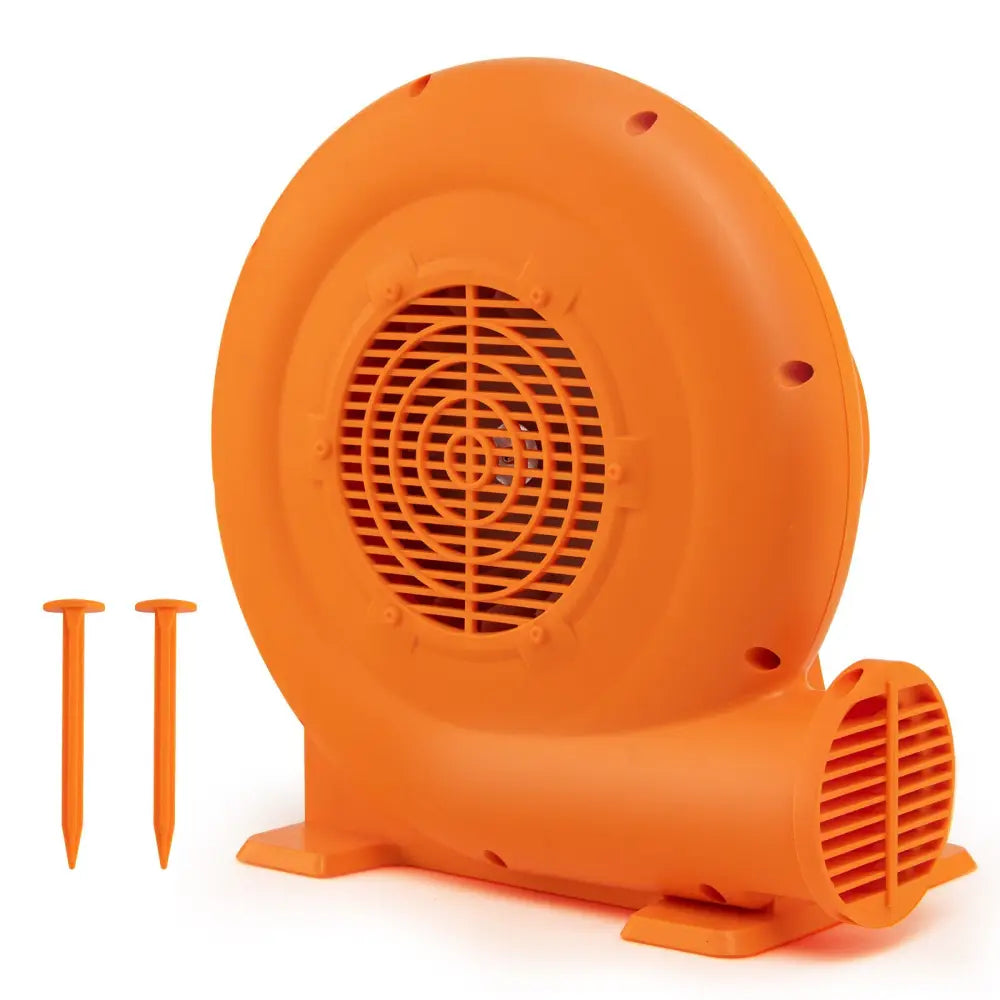750W Air Blower (1.0HP) for Inflatables with 25 feet Wire and GFCI Plug - Orange - Air Blowers