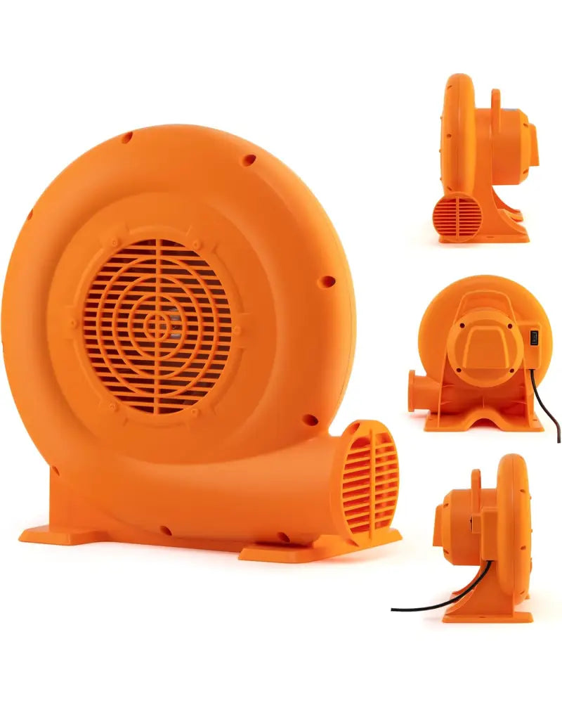 750W Air Blower (1.0HP) for Inflatables with 25 feet Wire and GFCI Plug - Orange - Air Blowers