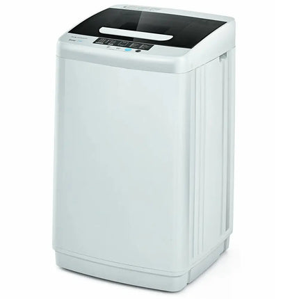 8.8 lbs Portable Full-Automatic Laundry Washing Machine with Drain Pump Costway