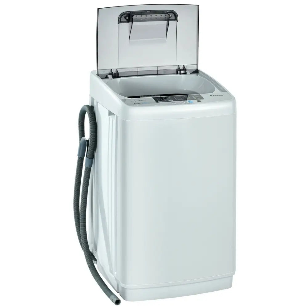 8.8 lbs Portable Full-Automatic Laundry Washing Machine with Drain Pump - Appliances