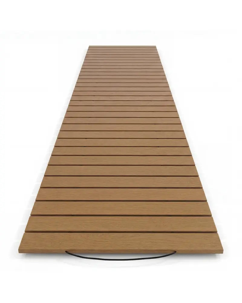 8 Feet Outdoor Pathway Straight Roll-Out Patio Boardwalk-Brown - Brown - Garden Pathways