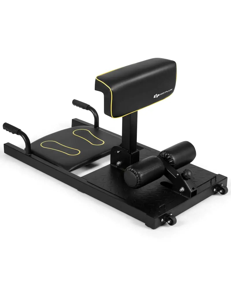 8-in-1 Home Gym Multifunction Squat Fitness Machine - Black - Benches Racks & Bars