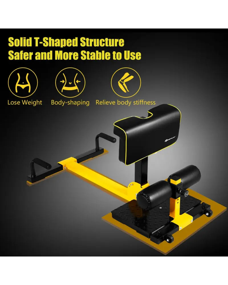 8-in-1 Multifunctional Home Gym Squat Fitness Equipment - Black - Benches Racks & Bars